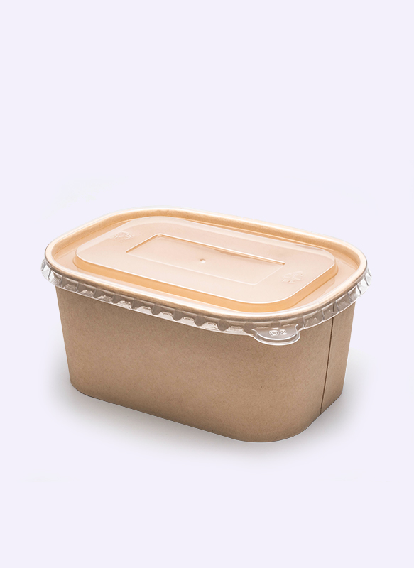 1000ml Rectangular Paper Bowl