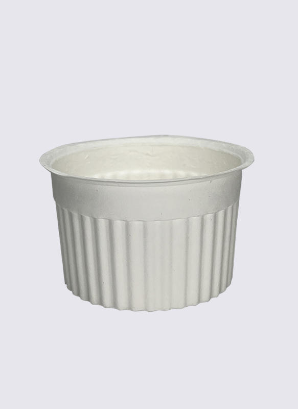 100ml Baking Cup Inner Paper Cup with Outer Bagasse Sugarcane Cup