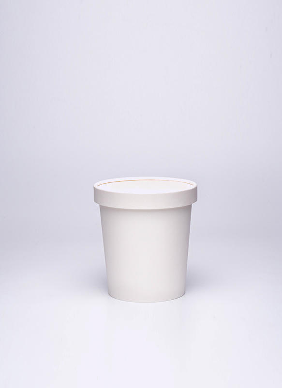 16oz Soup Paper Container With Paper Lid