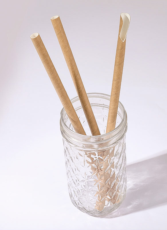 230*8mm Paper Spoon Straw