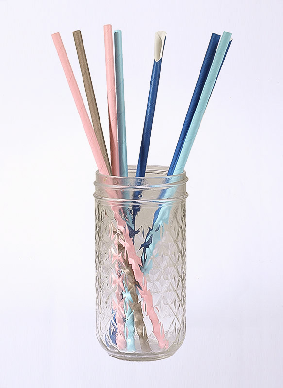 240*5mm Paper Spoon Straw