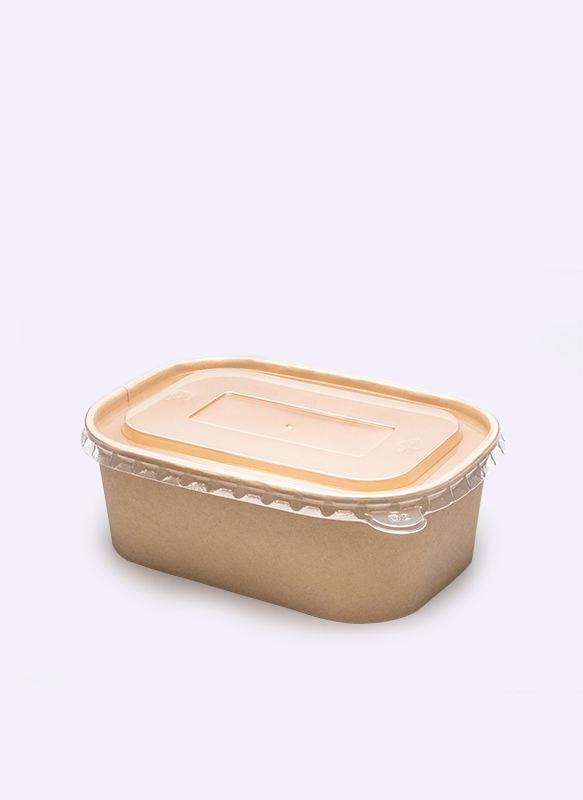 750ml Rectangular Paper Bowl