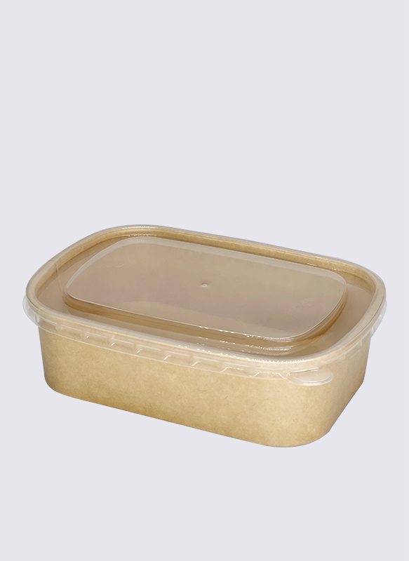 650ml Rectangular Paper Bowl